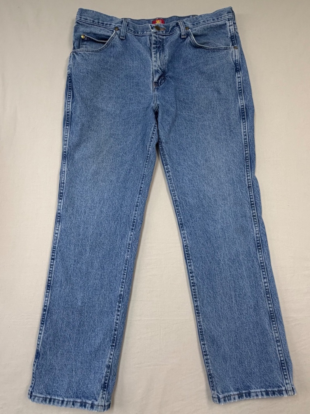 Wrangler 36MWZ Cowboy Cut Jeans Men’s 36x32 Slim Fit Medium Wash